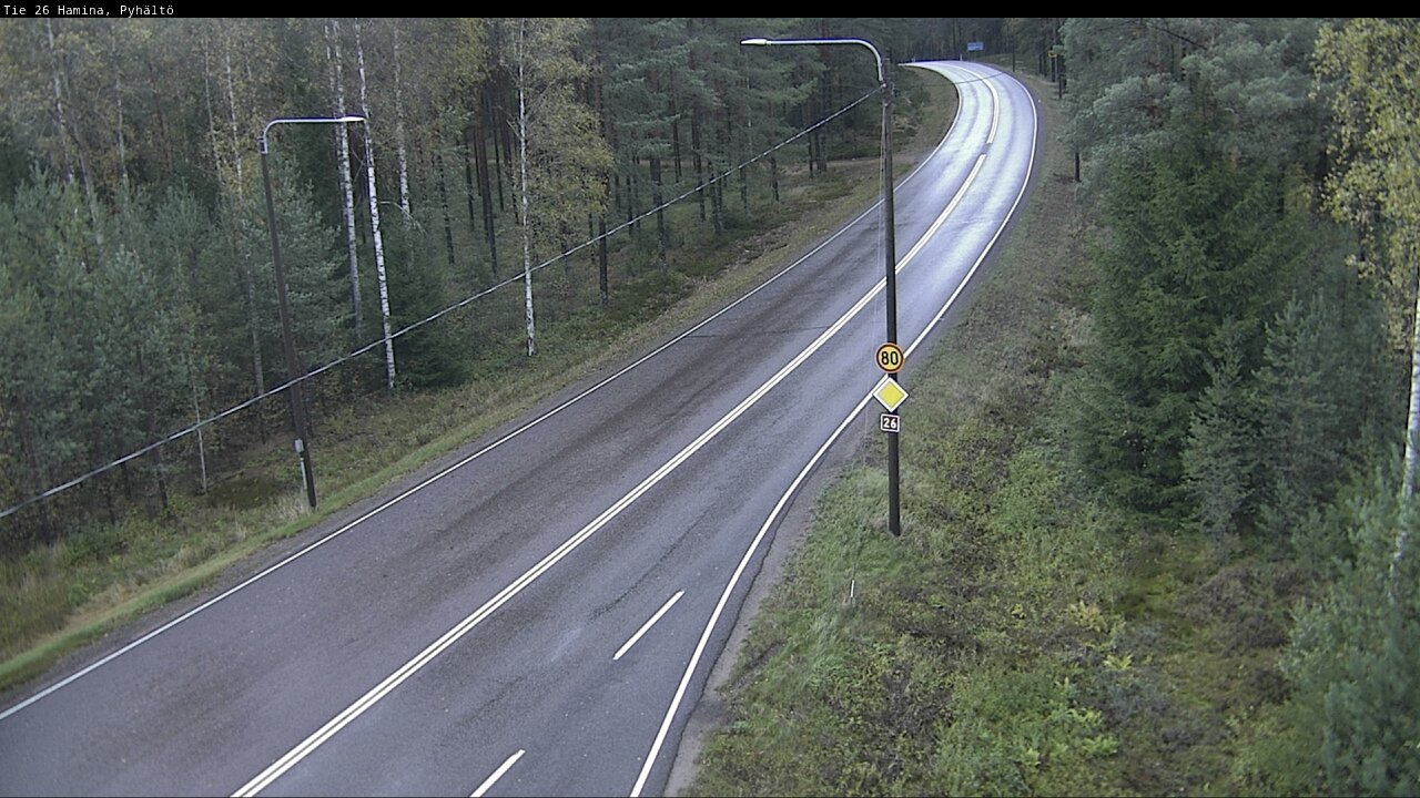 Kelikamerat Kuva Tie 26 Hamina, Pyhältö, Hamina, Kymenlaakso