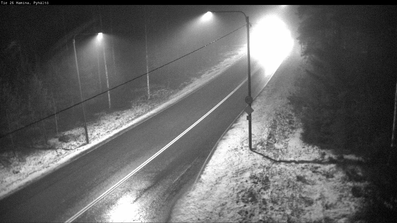 Weather Camera Image Road 26 Hamina, Pyhältö, Hamina, Kymenlaakso