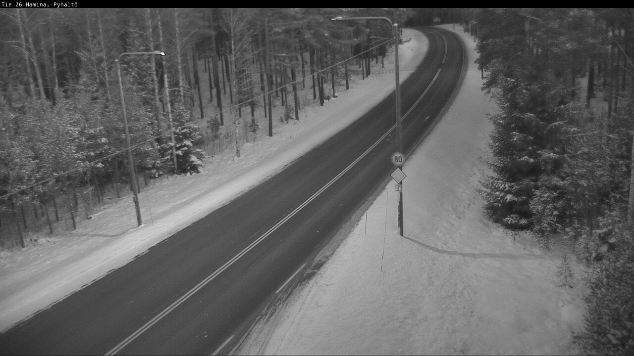 Kelikamerat Kuva Tie 26 Hamina, Pyhältö, Hamina, Kymenlaakso