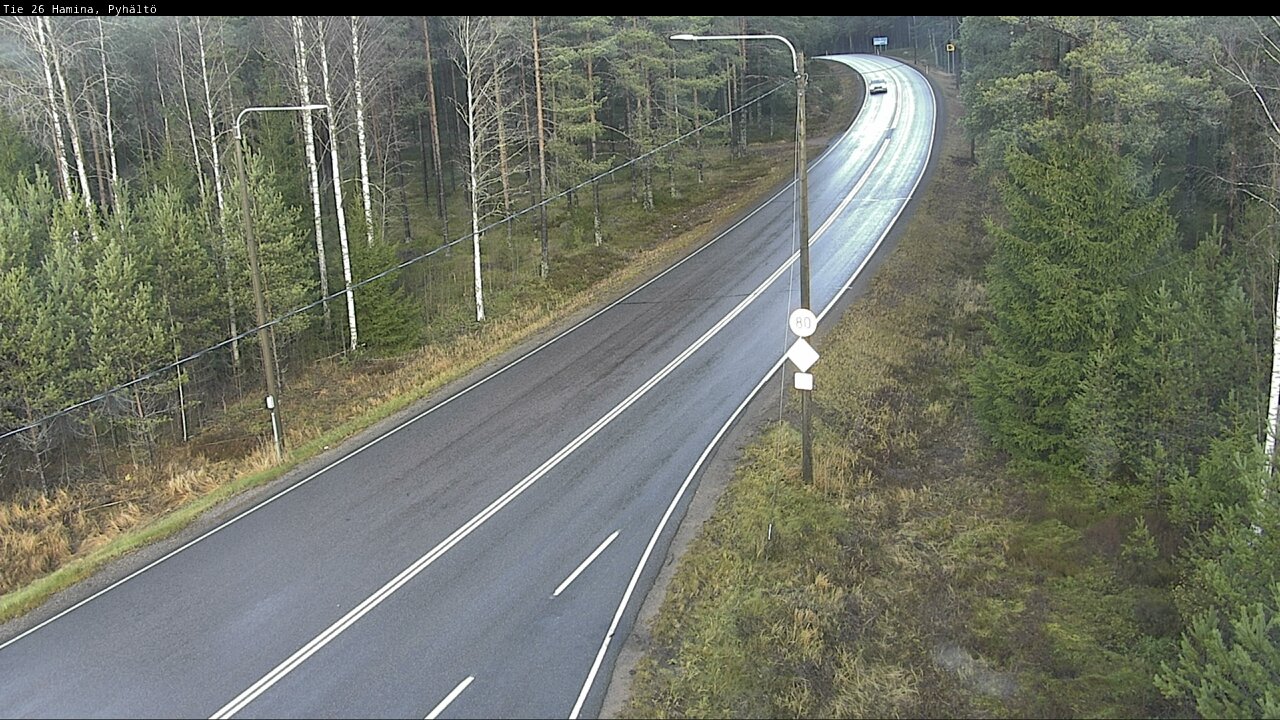 Kelikamerat Kuva Tie 26 Hamina, Pyhältö, Hamina, Kymenlaakso