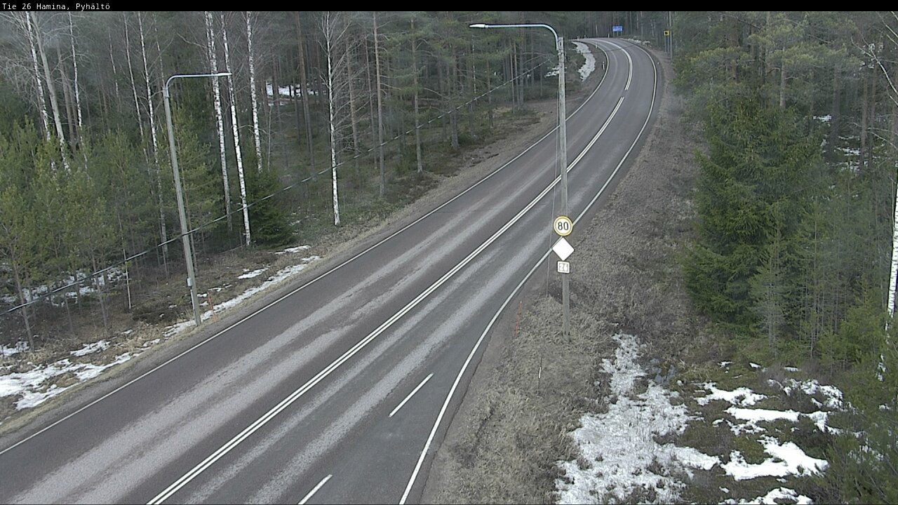 Kelikamerat Kuva Tie 26 Hamina, Pyhältö, Hamina, Kymenlaakso