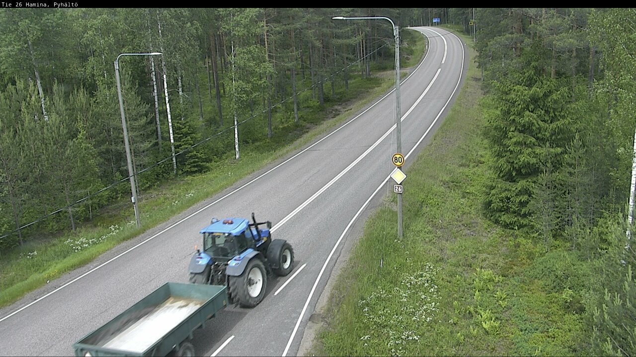 Kelikamerat Kuva Tie 26 Hamina, Pyhältö, Hamina, Kymenlaakso