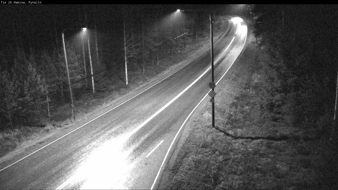 Kelikamerat Kuva Tie 26 Hamina, Pyhältö, Hamina, Kymenlaakso