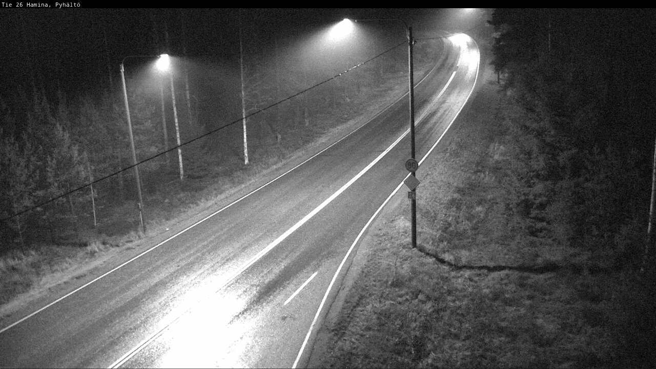 Kelikamerat Kuva Tie 26 Hamina, Pyhältö, Hamina, Kymenlaakso