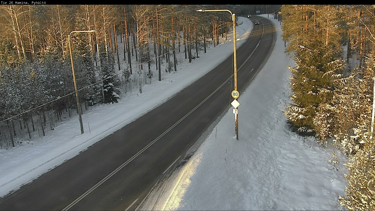 Kelikamerat Kuva Tie 26 Hamina, Pyhältö, Hamina, Kymenlaakso