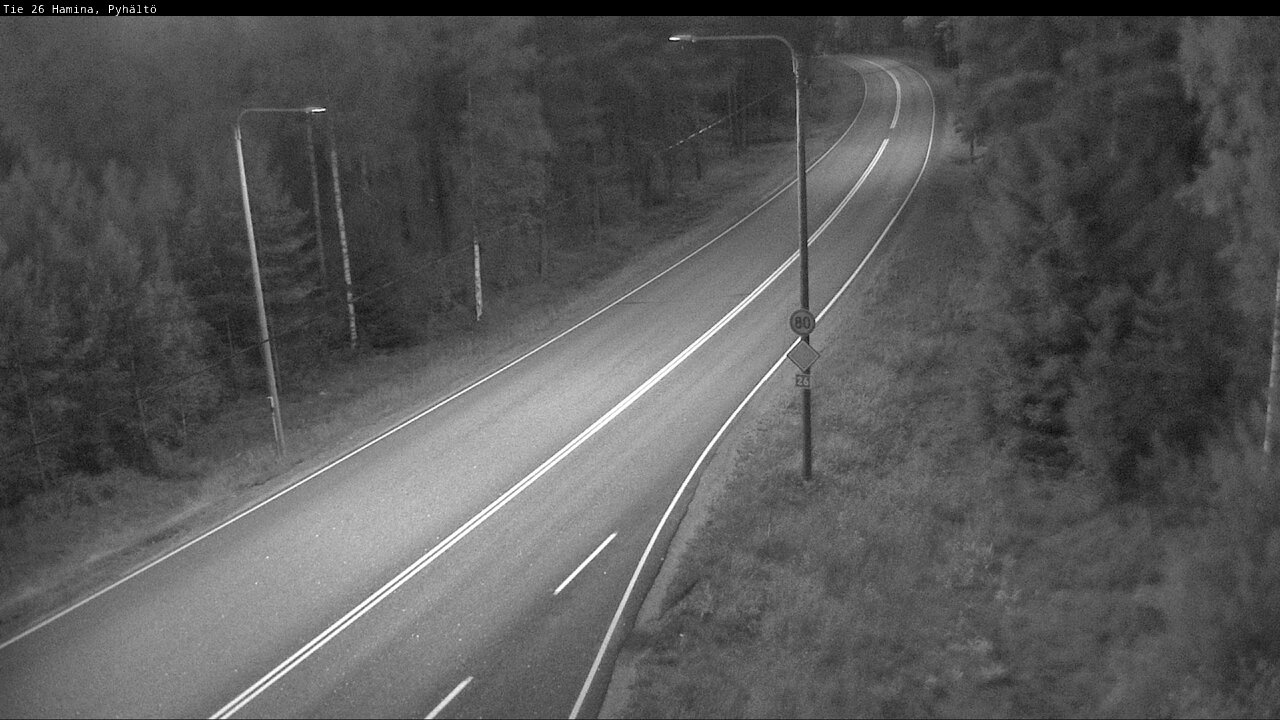 Kelikamerat Kuva Tie 26 Hamina, Pyhältö, Hamina, Kymenlaakso