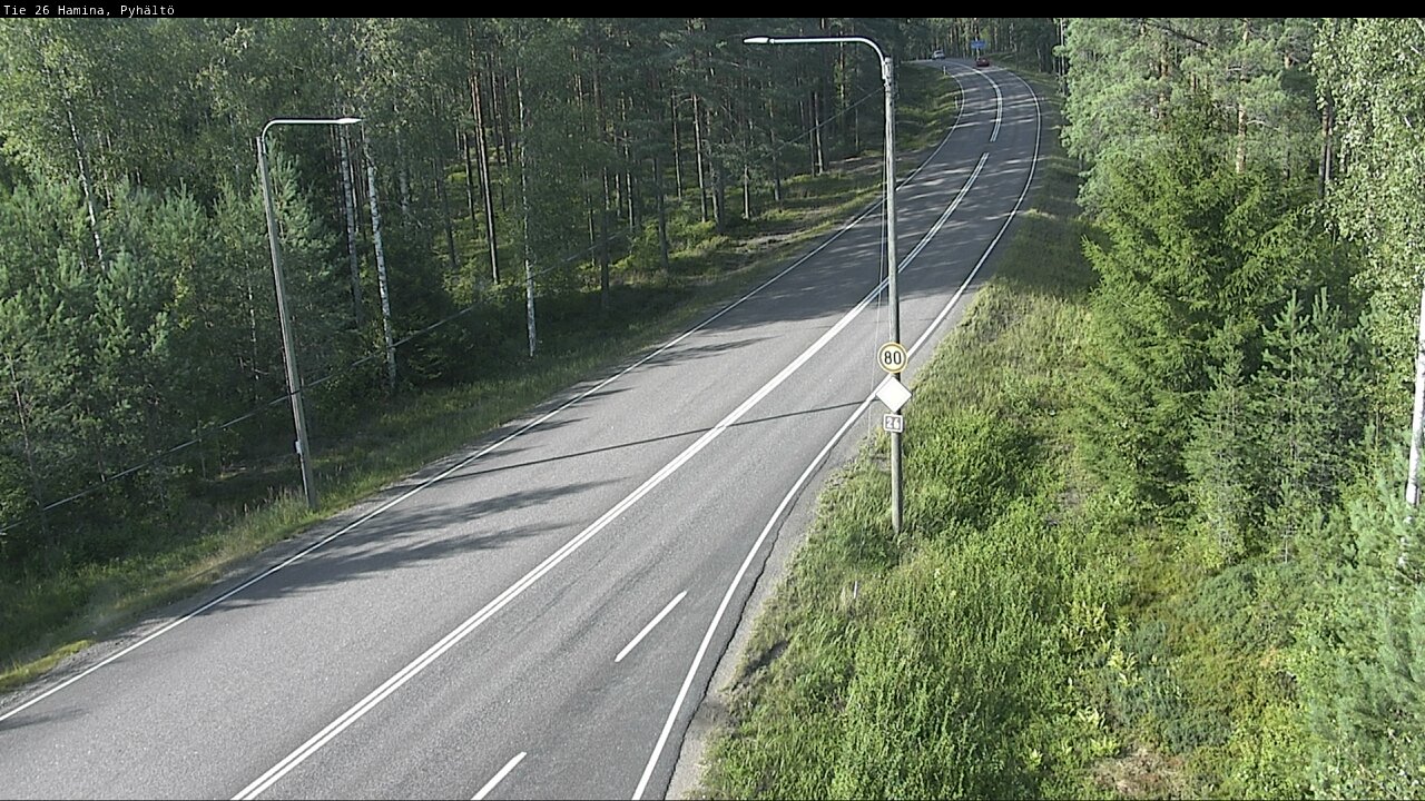 Kelikamerat Kuva Tie 26 Hamina, Pyhältö, Hamina, Kymenlaakso
