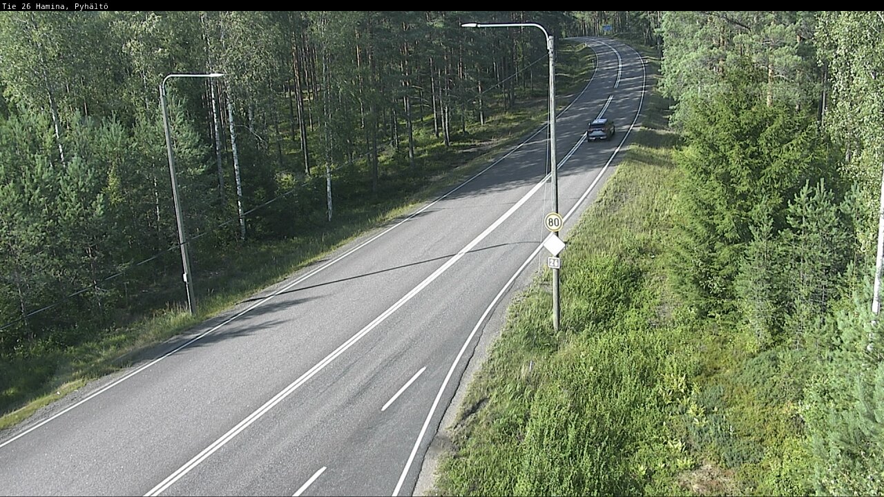 Kelikamerat Kuva Tie 26 Hamina, Pyhältö, Hamina, Kymenlaakso