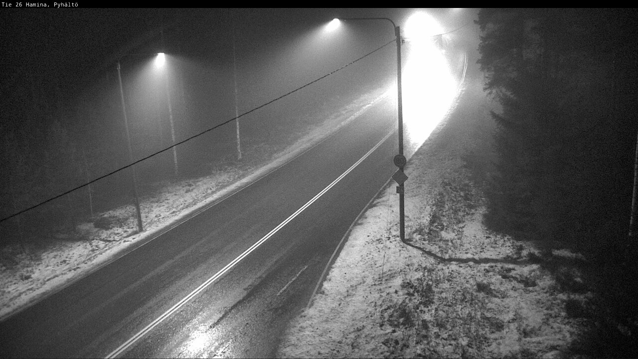 Weather Camera Image Road 26 Hamina, Pyhältö, Hamina, Kymenlaakso