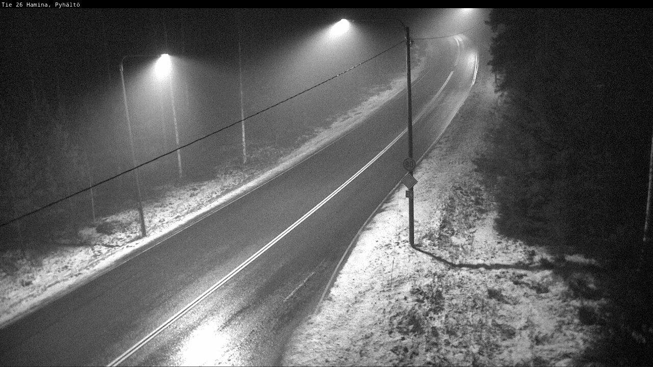 Weather Camera Image Road 26 Hamina, Pyhältö, Hamina, Kymenlaakso