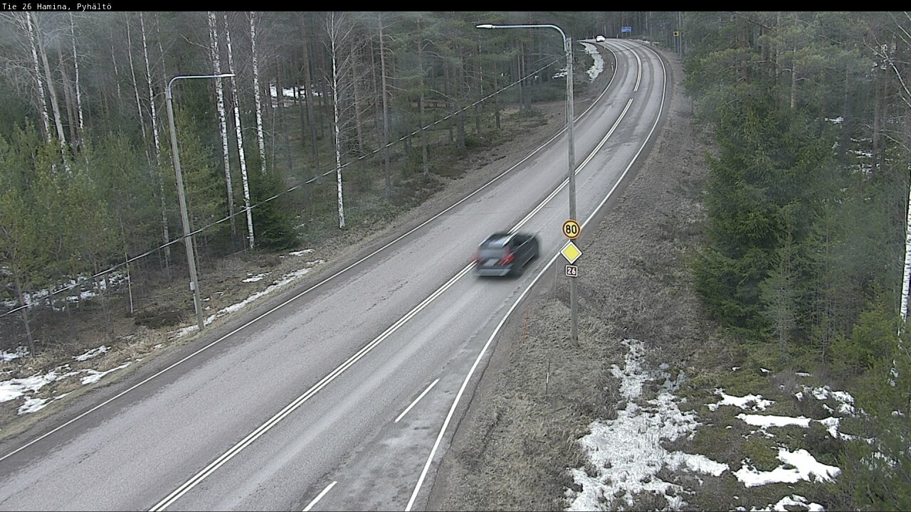 Kelikamerat Kuva Tie 26 Hamina, Pyhältö, Hamina, Kymenlaakso