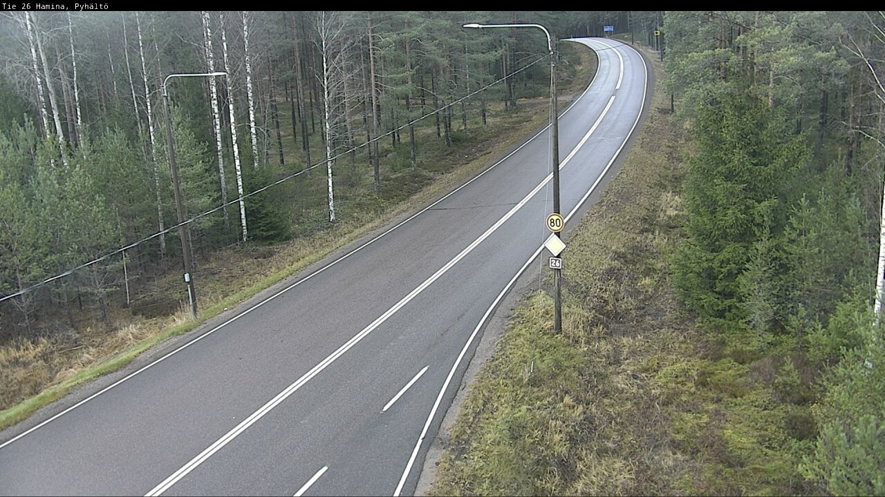 Kelikamerat Kuva Tie 26 Hamina, Pyhältö, Hamina, Kymenlaakso