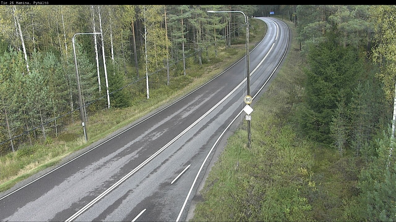 Kelikamerat Kuva Tie 26 Hamina, Pyhältö, Hamina, Kymenlaakso