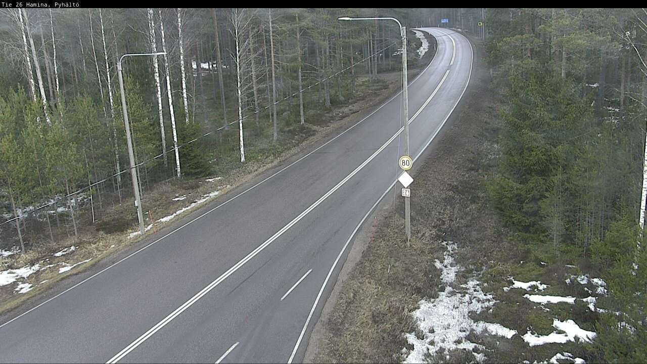 Kelikamerat Kuva Tie 26 Hamina, Pyhältö, Hamina, Kymenlaakso