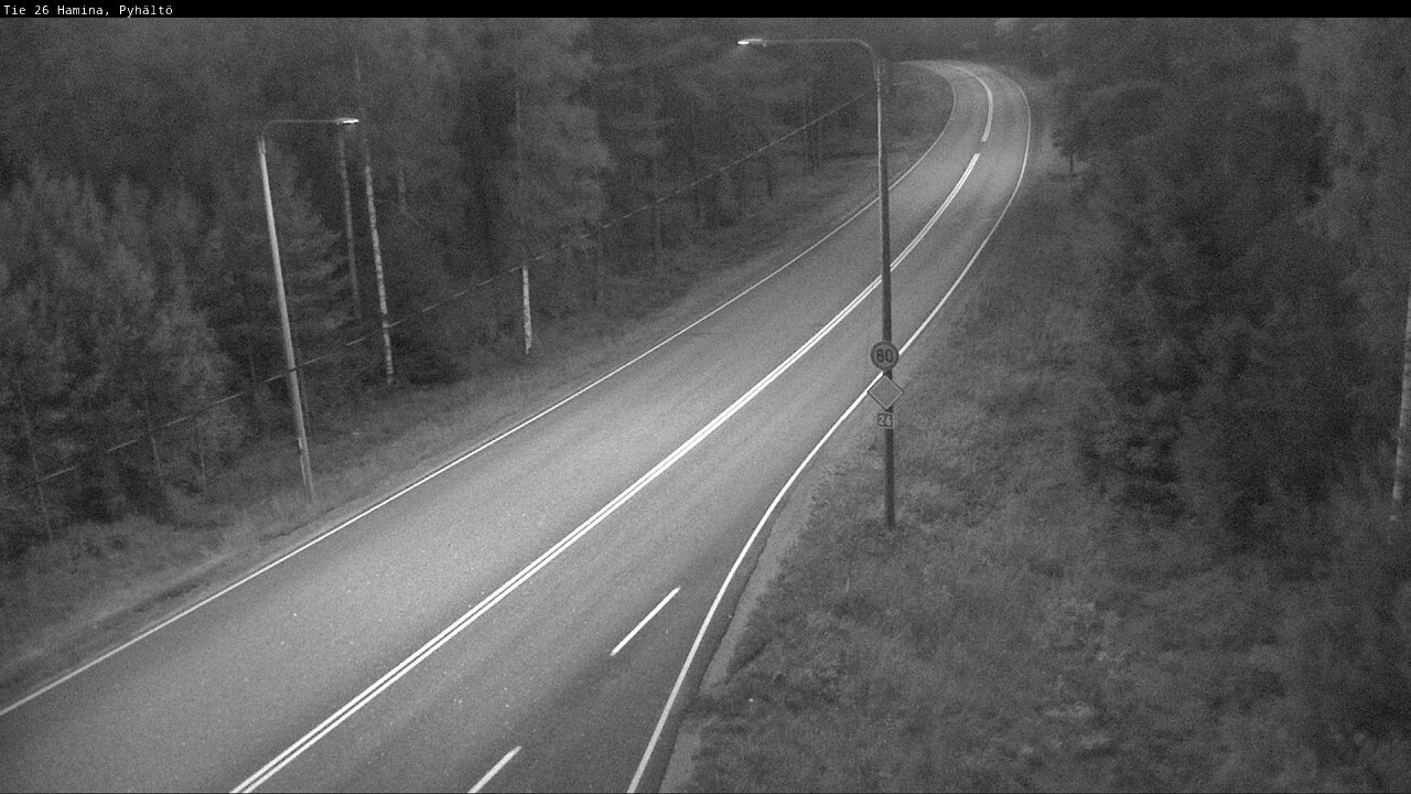 Kelikamerat Kuva Tie 26 Hamina, Pyhältö, Hamina, Kymenlaakso