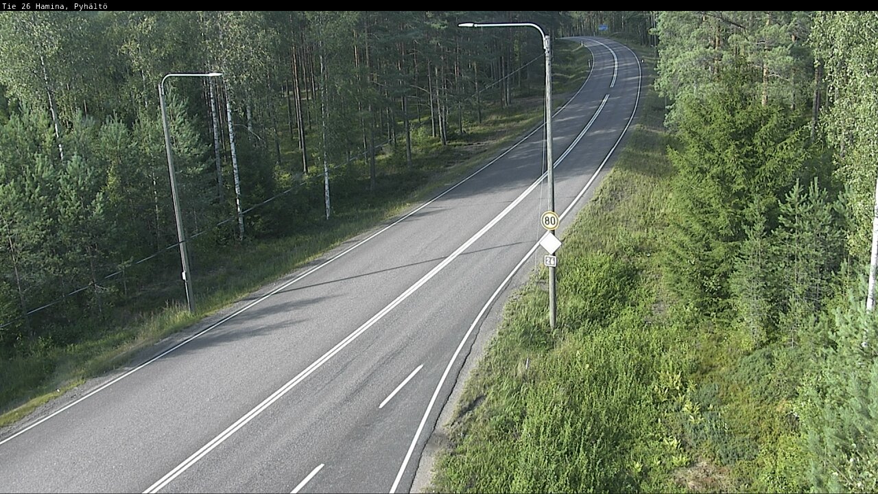 Kelikamerat Kuva Tie 26 Hamina, Pyhältö, Hamina, Kymenlaakso