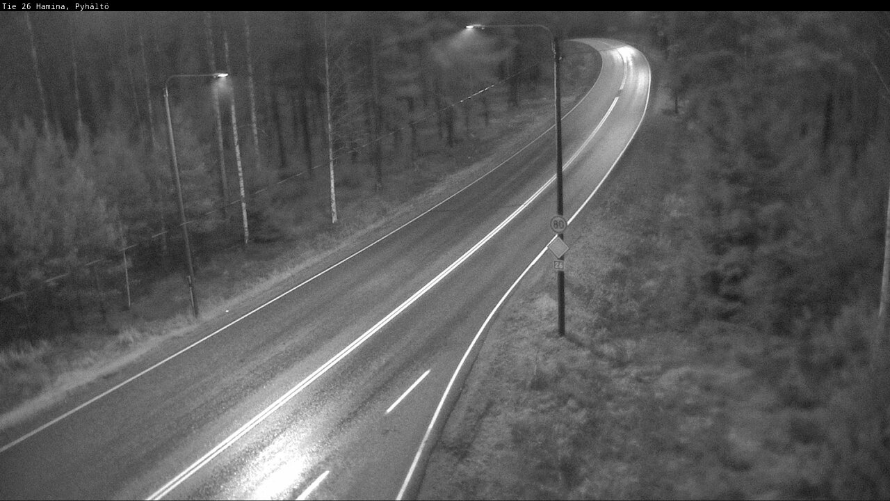 Kelikamerat Kuva Tie 26 Hamina, Pyhältö, Hamina, Kymenlaakso