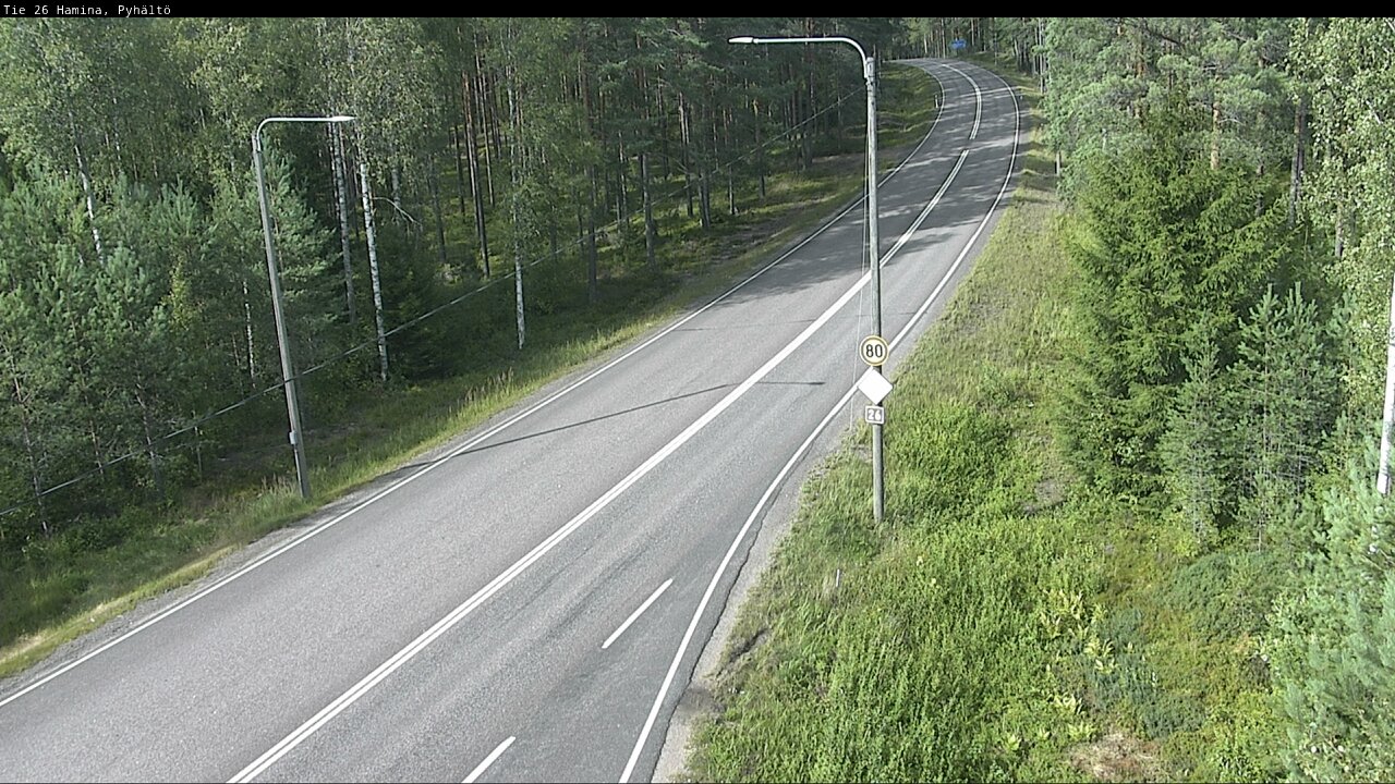 Kelikamerat Kuva Tie 26 Hamina, Pyhältö, Hamina, Kymenlaakso