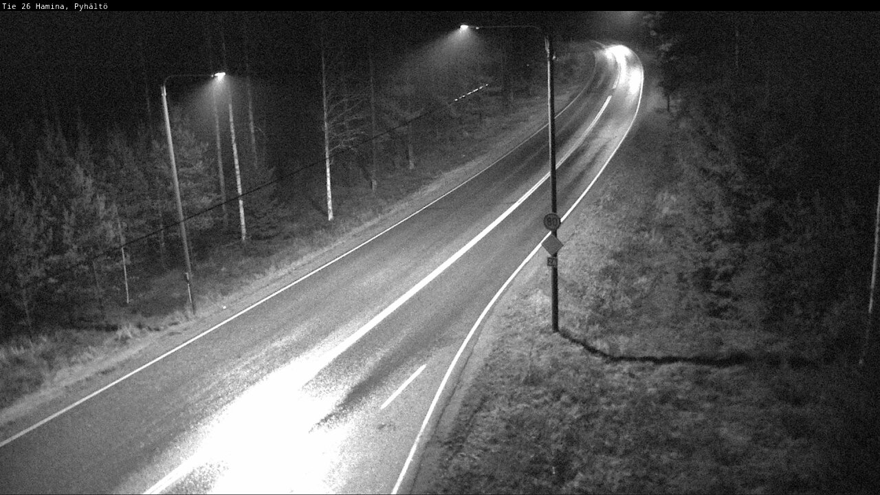 Kelikamerat Kuva Tie 26 Hamina, Pyhältö, Hamina, Kymenlaakso