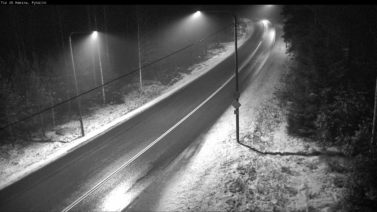 Weather Camera Image Road 26 Hamina, Pyhältö, Hamina, Kymenlaakso