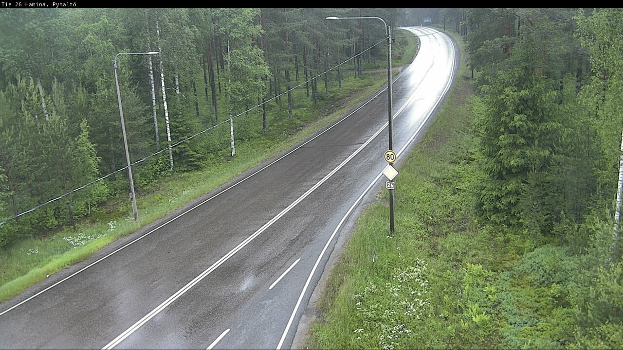 Kelikamerat Kuva Tie 26 Hamina, Pyhältö, Hamina, Kymenlaakso