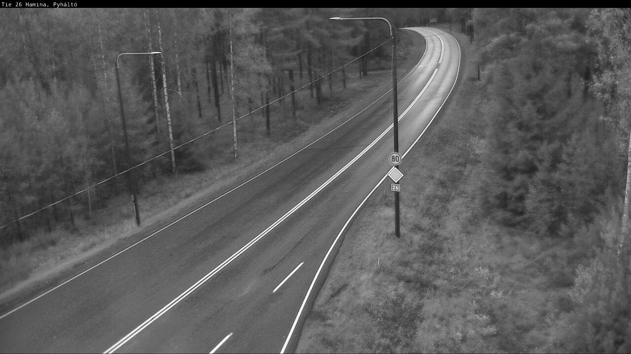 Kelikamerat Kuva Tie 26 Hamina, Pyhältö, Hamina, Kymenlaakso