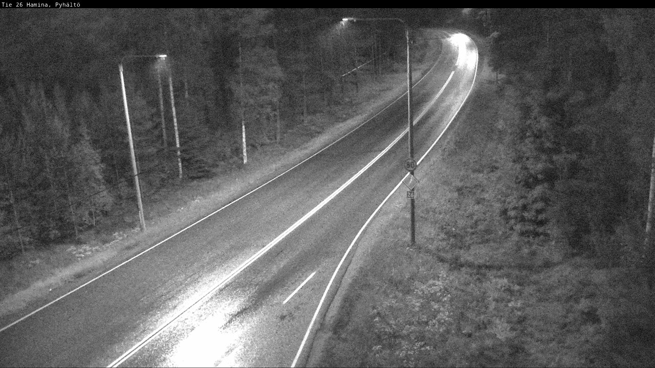 Kelikamerat Kuva Tie 26 Hamina, Pyhältö, Hamina, Kymenlaakso