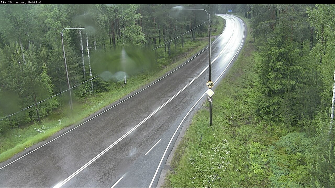 Weather Camera Image Road 26 Hamina, Pyhältö, Hamina, Kymenlaakso
