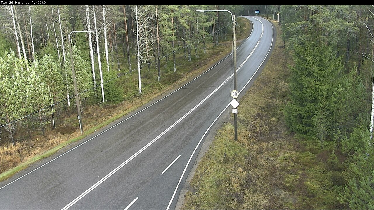 Kelikamerat Kuva Tie 26 Hamina, Pyhältö, Hamina, Kymenlaakso