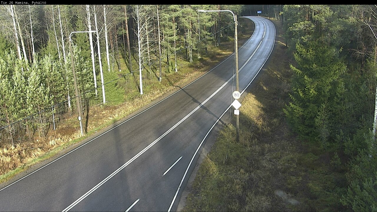 Kelikamerat Kuva Tie 26 Hamina, Pyhältö, Hamina, Kymenlaakso