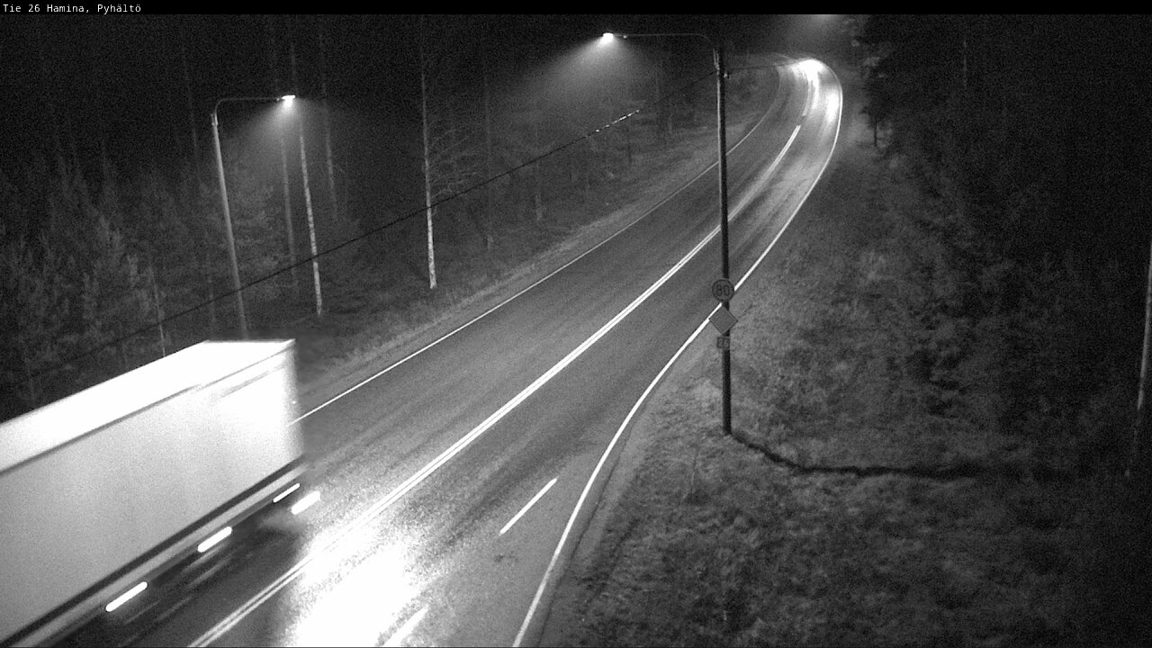 Kelikamerat Kuva Tie 26 Hamina, Pyhältö, Hamina, Kymenlaakso