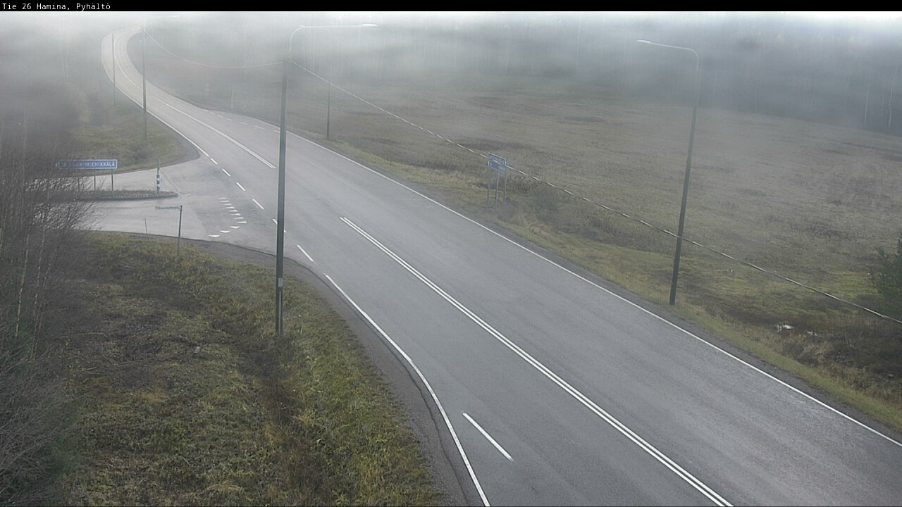 Kelikamerat Kuva Tie 26 Hamina, Pyhältö, Hamina, Kymenlaakso