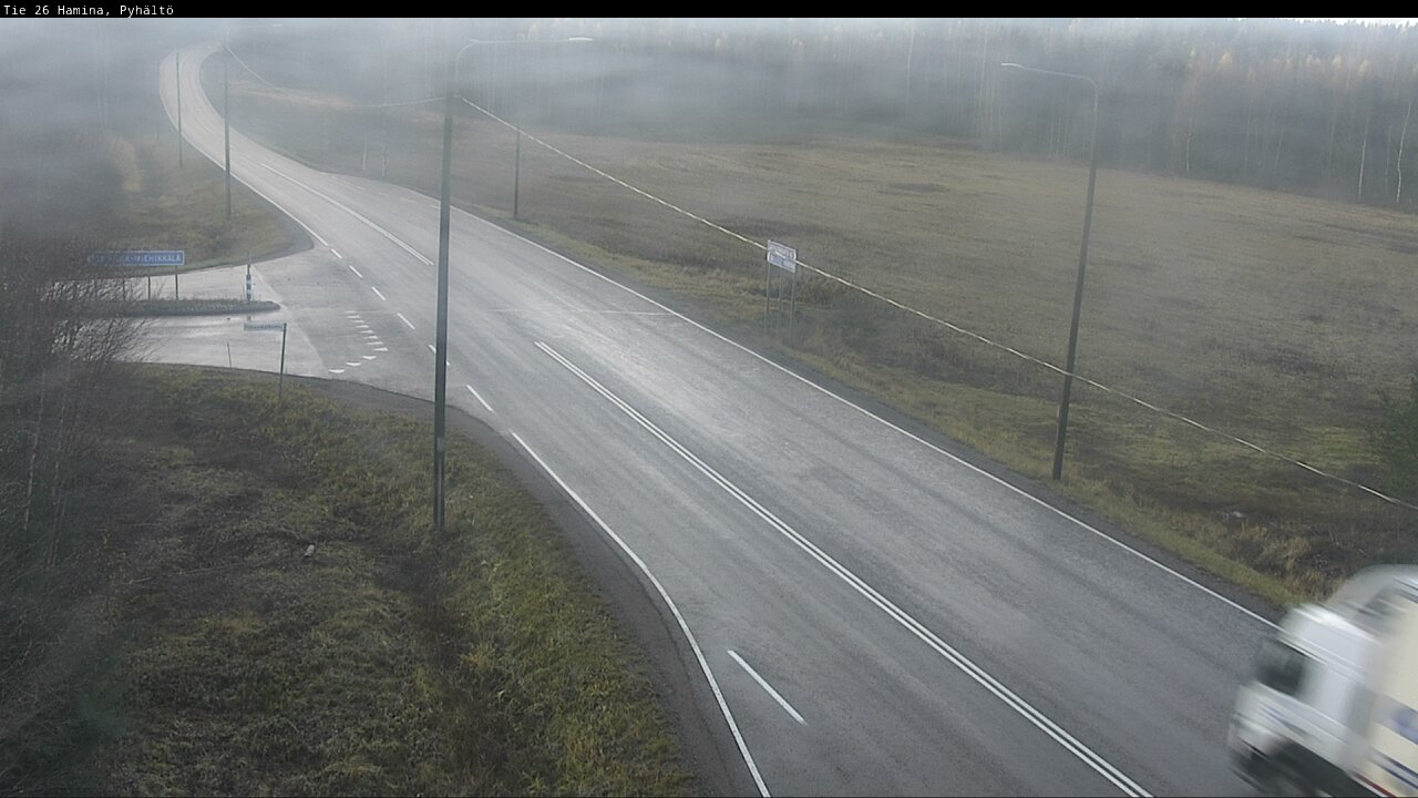 Kelikamerat Kuva Tie 26 Hamina, Pyhältö, Hamina, Kymenlaakso