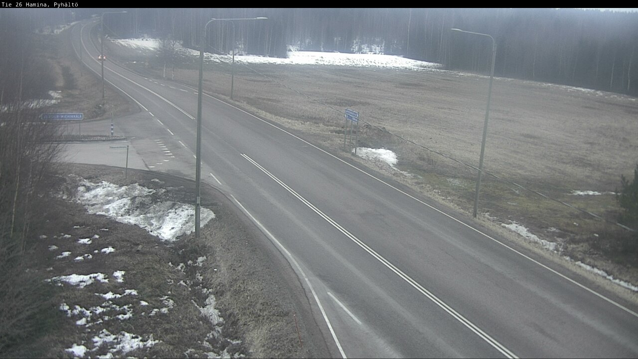 Kelikamerat Kuva Tie 26 Hamina, Pyhältö, Hamina, Kymenlaakso