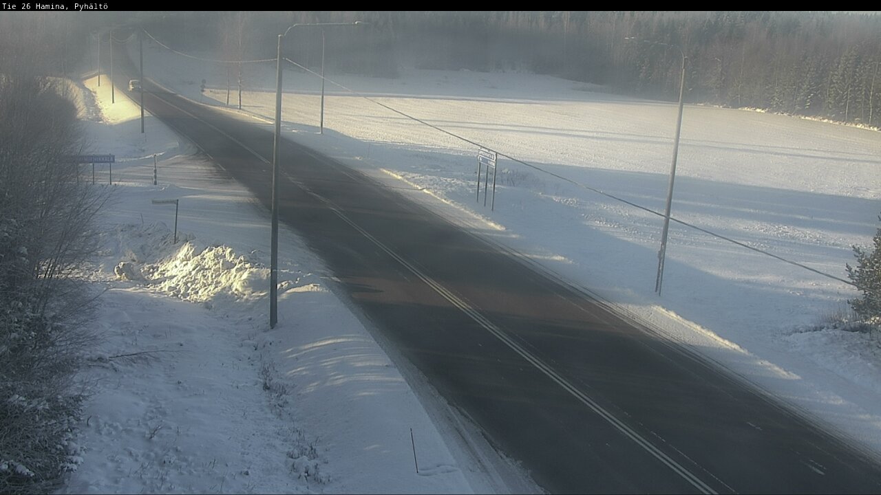 Weather Camera Image Road 26 Hamina, Pyhältö, Hamina, Kymenlaakso