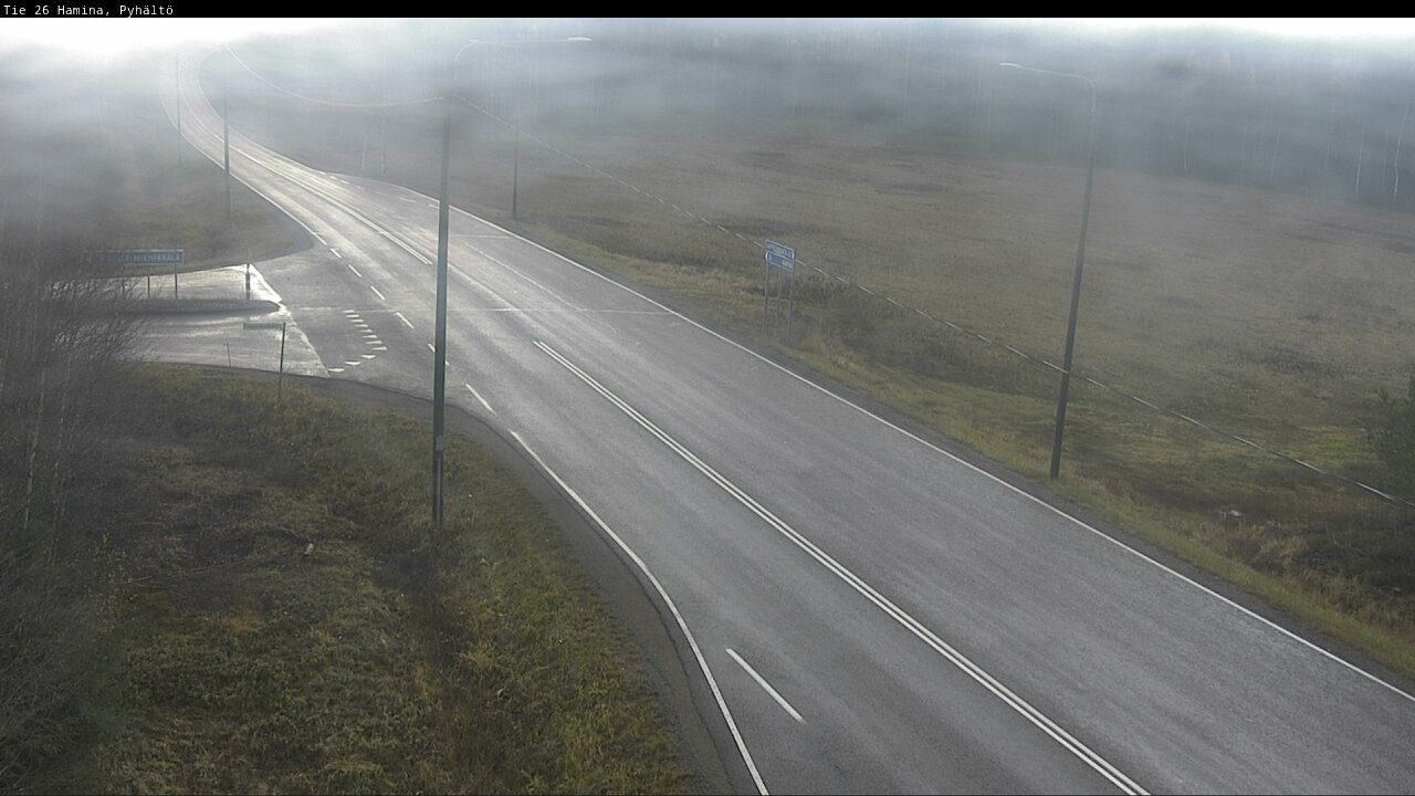 Kelikamerat Kuva Tie 26 Hamina, Pyhältö, Hamina, Kymenlaakso