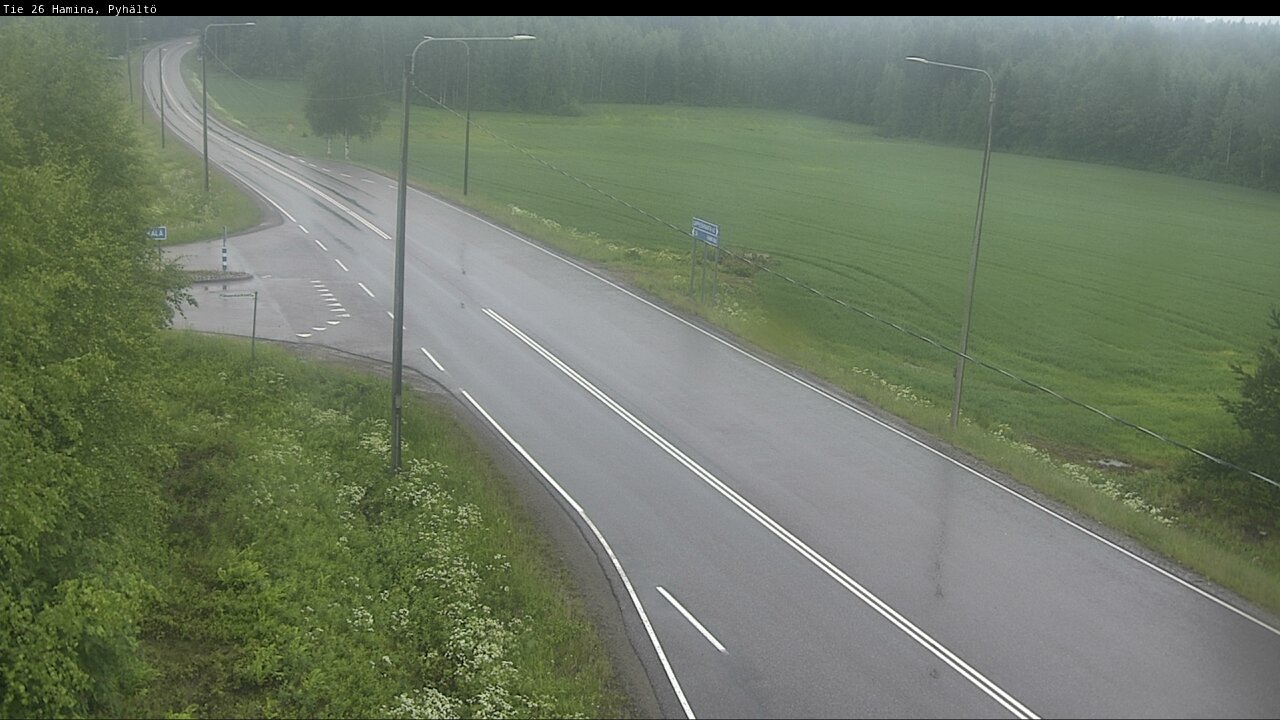 Kelikamerat Kuva Tie 26 Hamina, Pyhältö, Hamina, Kymenlaakso