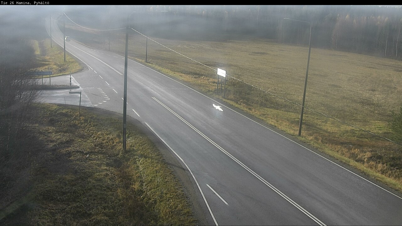 Kelikamerat Kuva Tie 26 Hamina, Pyhältö, Hamina, Kymenlaakso