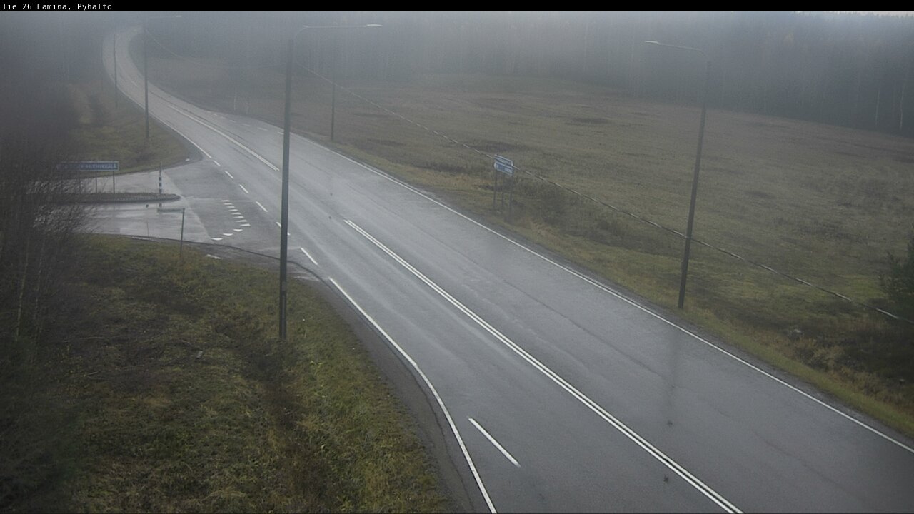 Kelikamerat Kuva Tie 26 Hamina, Pyhältö, Hamina, Kymenlaakso