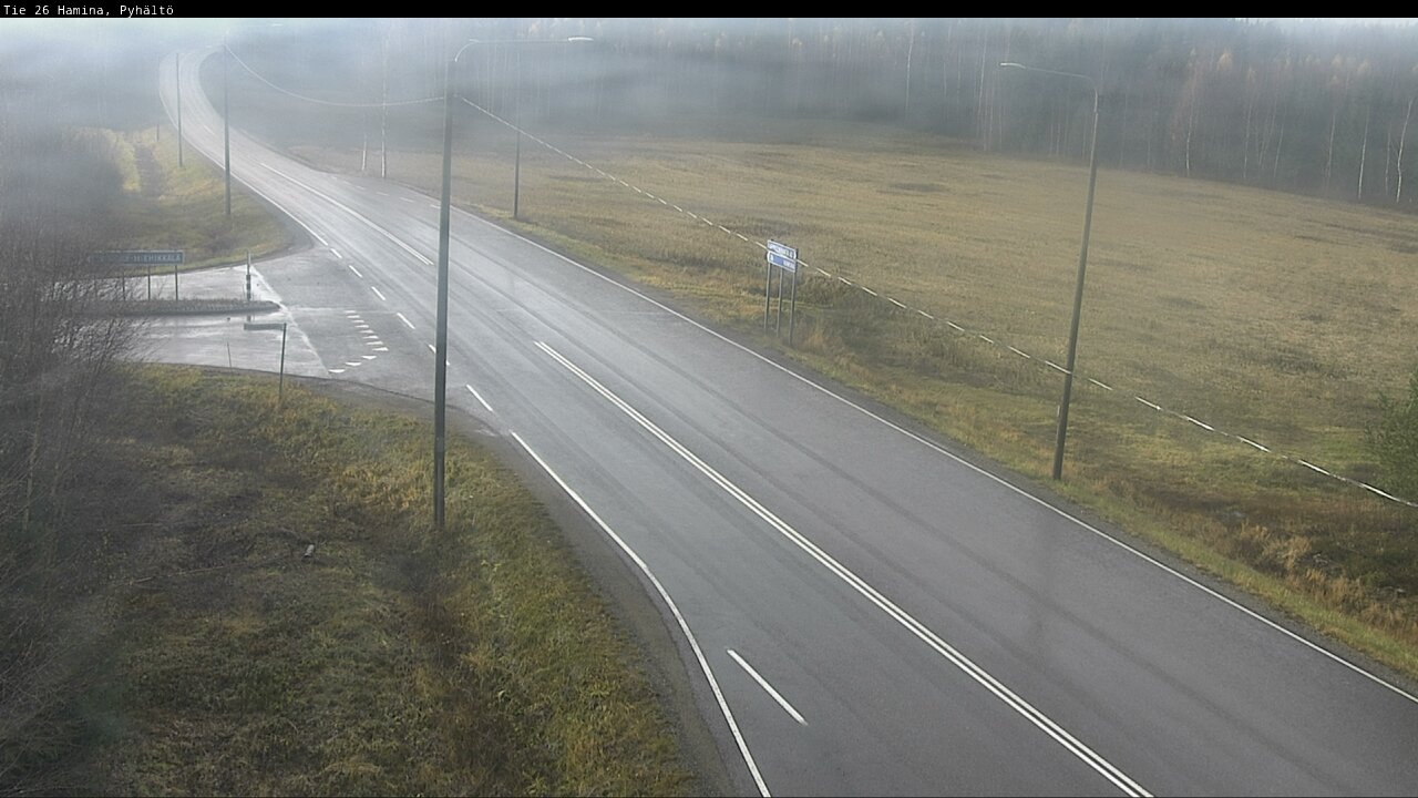 Kelikamerat Kuva Tie 26 Hamina, Pyhältö, Hamina, Kymenlaakso