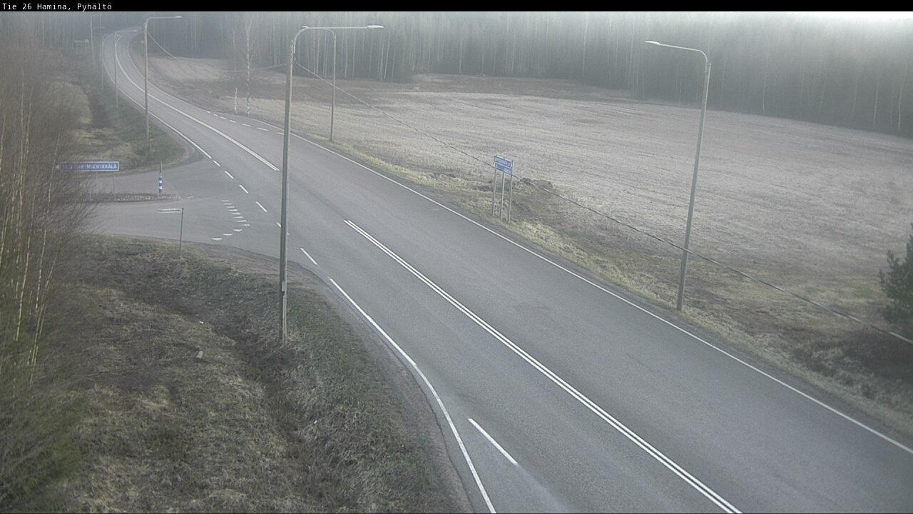 Kelikamerat Kuva Tie 26 Hamina, Pyhältö, Hamina, Kymenlaakso