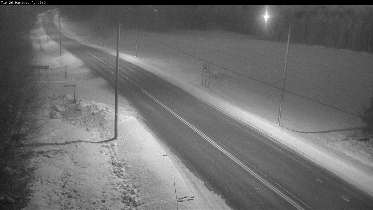 Kelikamerat Kuva Tie 26 Hamina, Pyhältö, Hamina, Kymenlaakso