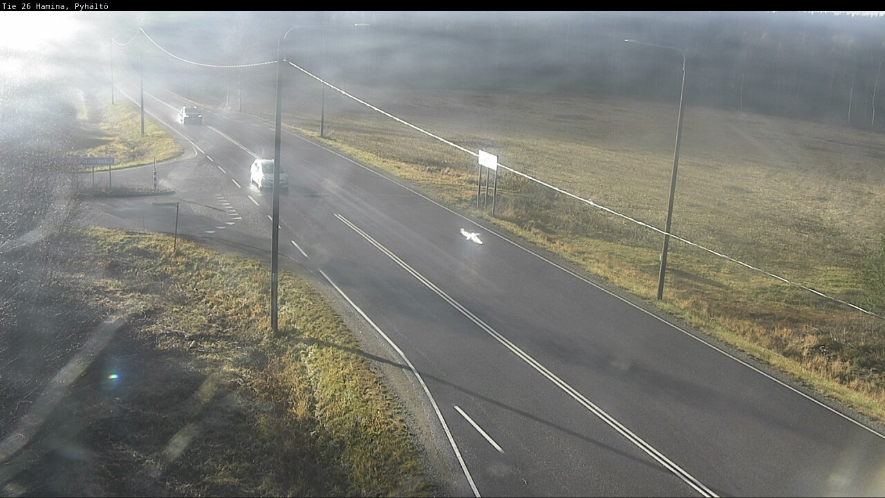 Kelikamerat Kuva Tie 26 Hamina, Pyhältö, Hamina, Kymenlaakso