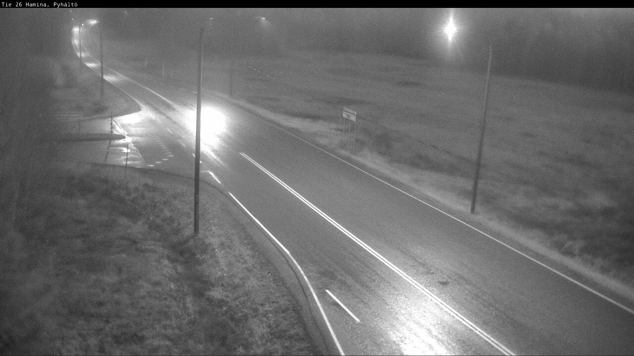 Kelikamerat Kuva Tie 26 Hamina, Pyhältö, Hamina, Kymenlaakso