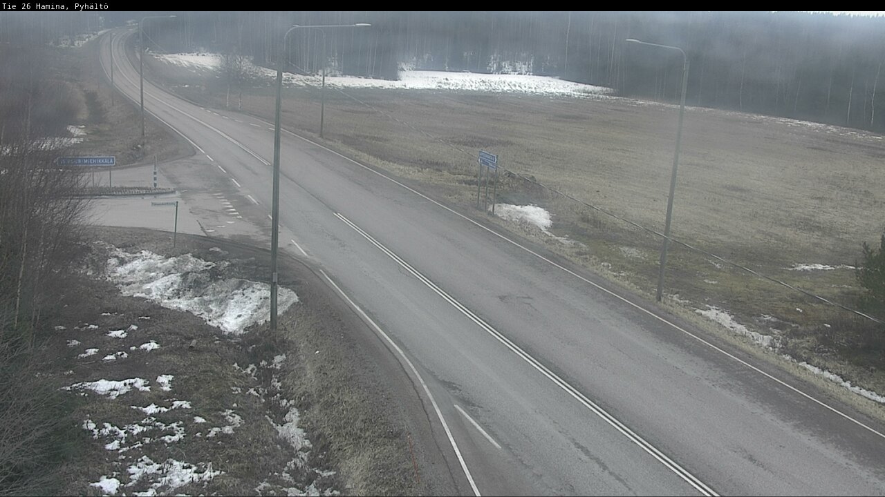 Kelikamerat Kuva Tie 26 Hamina, Pyhältö, Hamina, Kymenlaakso