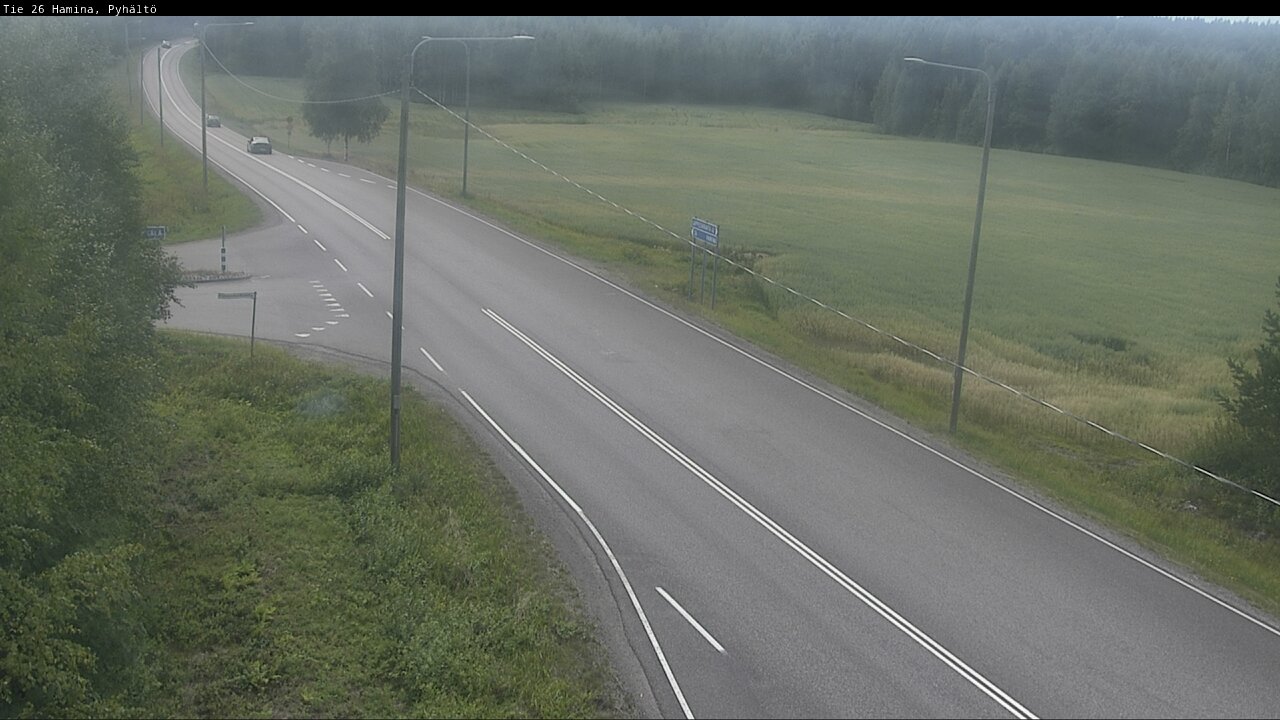 Kelikamerat Kuva Tie 26 Hamina, Pyhältö, Hamina, Kymenlaakso