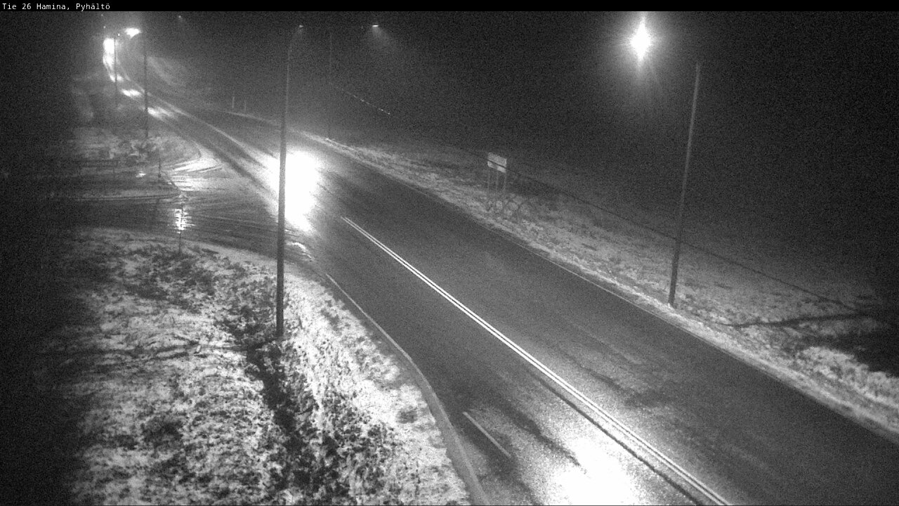 Weather Camera Image Väg 26 Pyhältö, Hamina, Kymenlaakso
