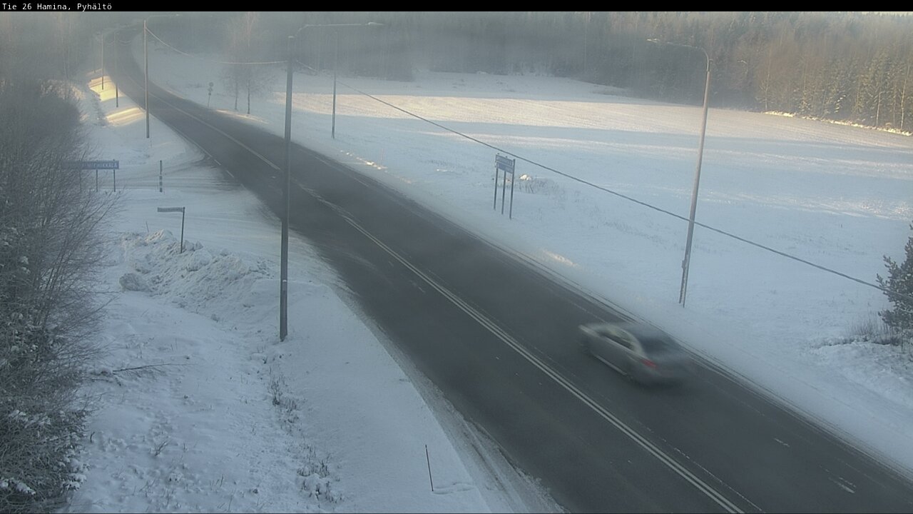 Weather Camera Image Road 26 Hamina, Pyhältö, Hamina, Kymenlaakso