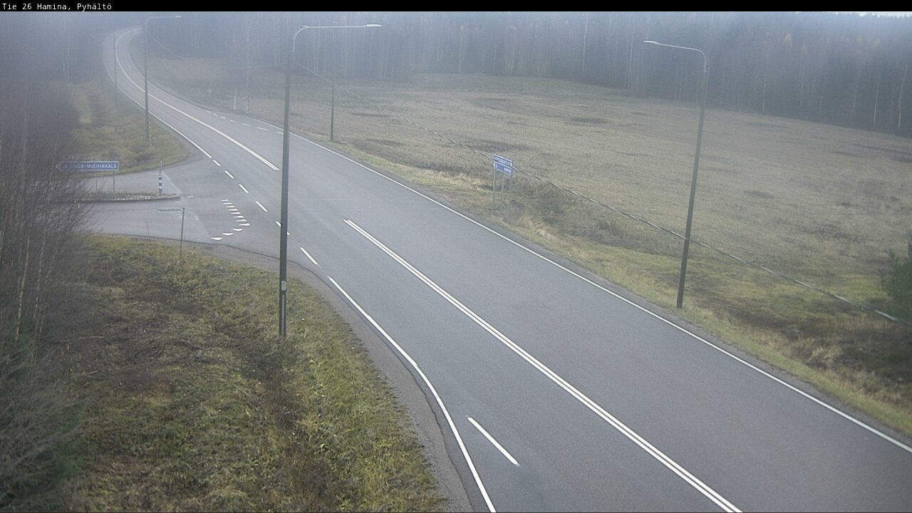 Kelikamerat Kuva Tie 26 Hamina, Pyhältö, Hamina, Kymenlaakso