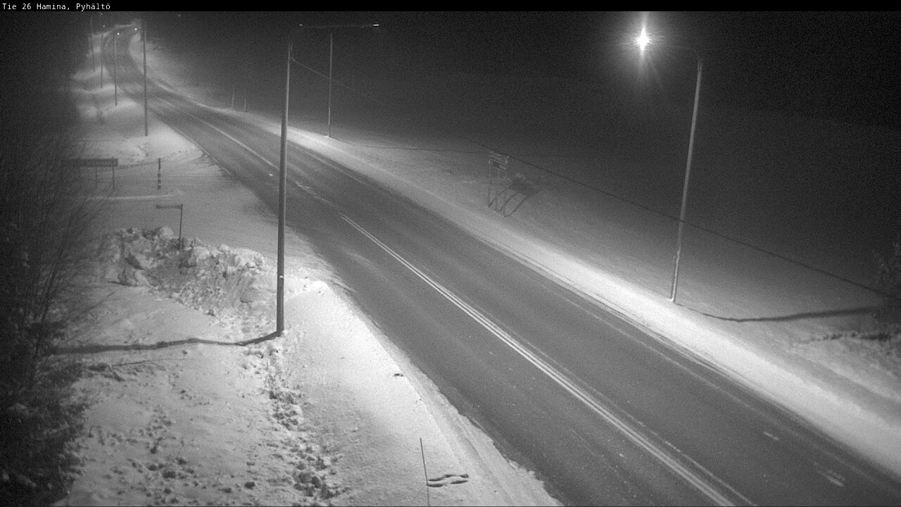 Kelikamerat Kuva Tie 26 Hamina, Pyhältö, Hamina, Kymenlaakso